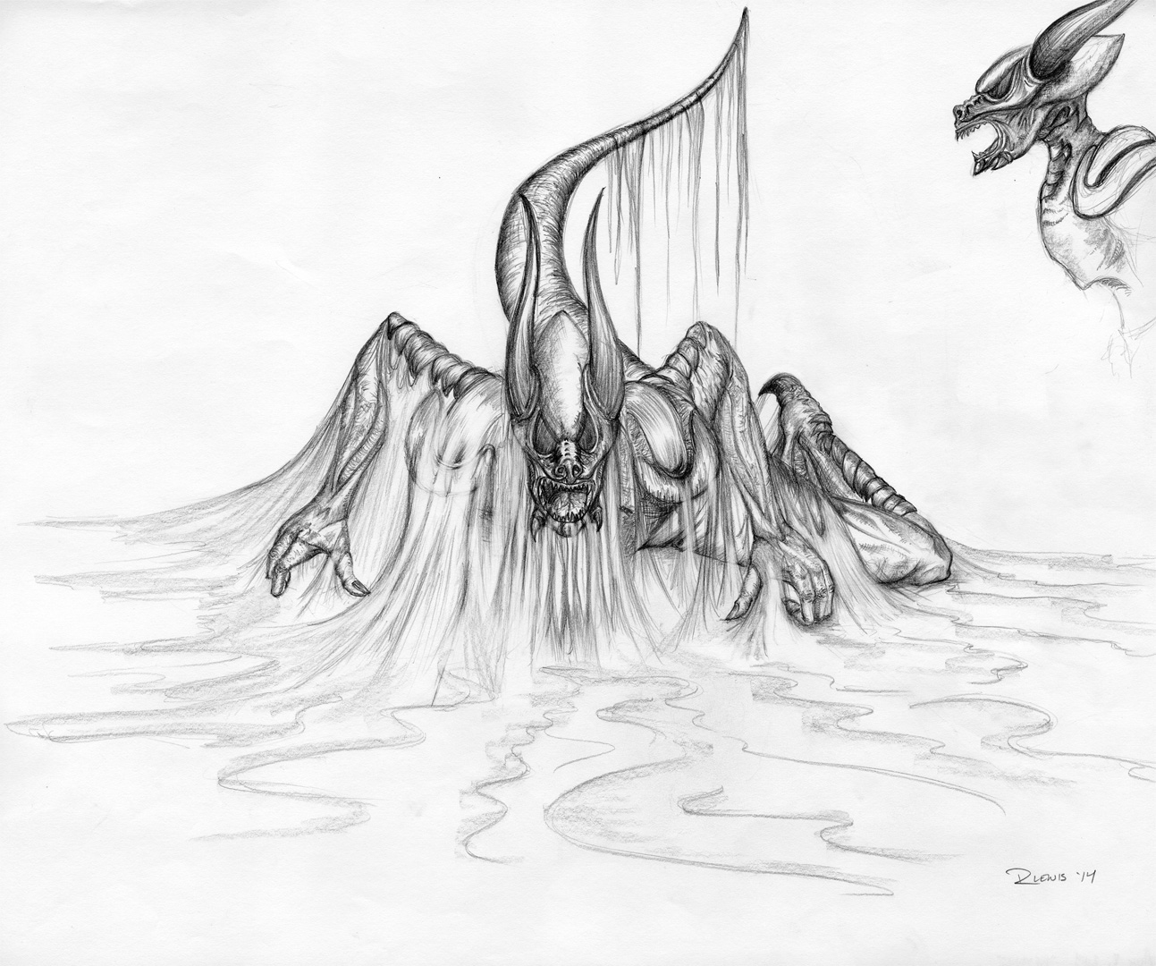 Demon Birth_Ricky Lewis Jr_concept art